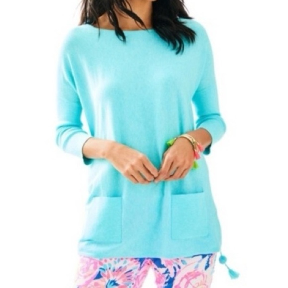 Lilly Pulitzer Elba Pom Pom Sweater GUC